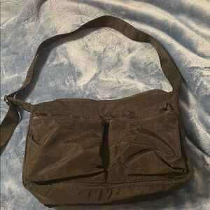 BAGGU Black Nylon cargo bag